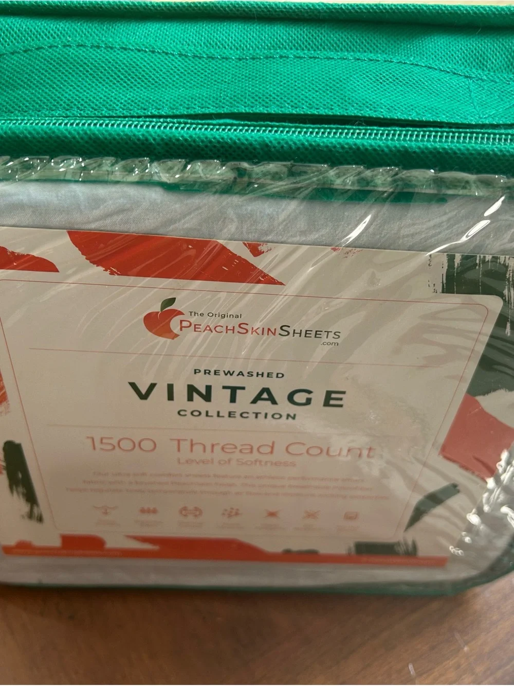 Vintage Collection Pale Green Twin Sheet Set